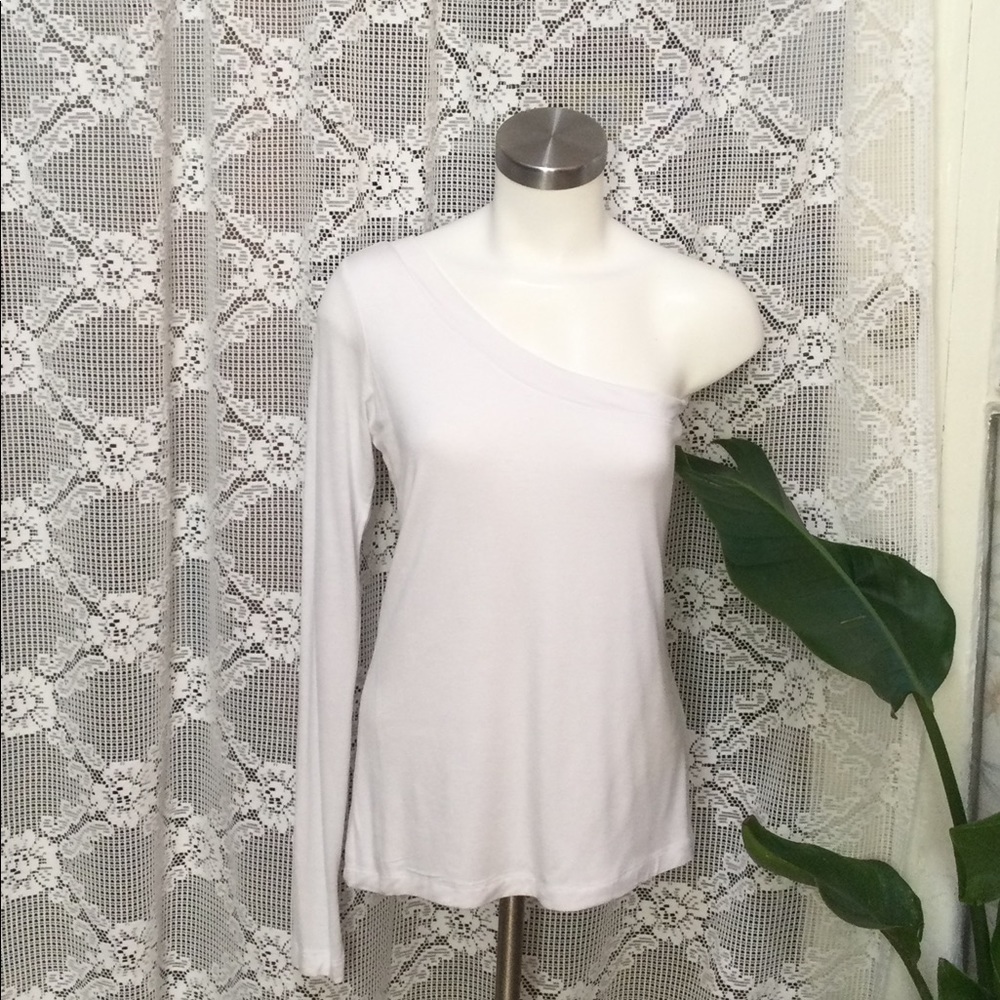 Jet by John Eshaya Womens White Blouse Size PS